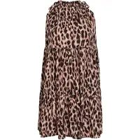 Vila Robe d’été 'VIMesa' marron / brocart / rose