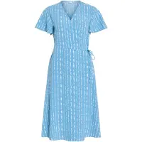 Vila Robe 'VILovie' bleu clair / blanc