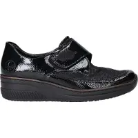 Rieker Chaussure basse 'Klittenband' noir