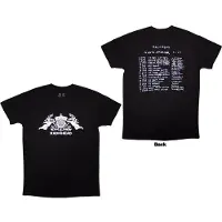 Radiohead Hommes, T-shirt, Bearhead Crest Back Print, Noir, (M)