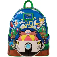 Loungefly Plecak Sonic the Hedgehog 26cm - Premium plecak szkolny i podróżny