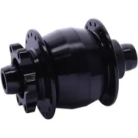 Contec Dynamo Powerhouse Hub 2+ Front Hub Argenté 36H / 100 mm