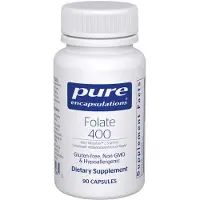 Pure Encapsulations Folate 400 Capsules 90 Units Clair