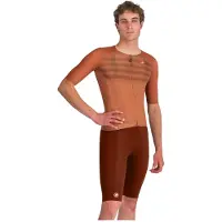 Castelli Free Aero Rc S Bib Shorts Marron XL Homme