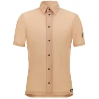 Santini Gravel Technical Short Sleeve Shirt Beige 3XL Homme