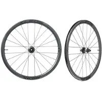 Miche Kleos Rd 36 Mm Tubeless Road Wheel Set Argenté 12 x 100/12 x 142 mm / Campagnolo N3W