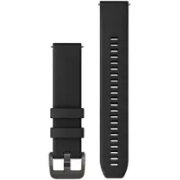 Garmin Quick Release 20 Mm Silicone Strap Noir