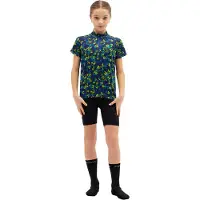 Silvini Jersey Scrivia CD1434 short enfant bleu-néon Taille 110-116 3119-CD1434-30710