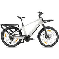 Monty Cargo V6 Rover 1e 26`` Deore M5100 2025 Electric Bike Blanc One Size / 540Wh