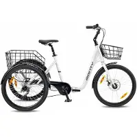 Monty Trike Jog 24 24´´ Sunrace Bike Argenté