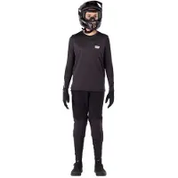 Leatt Gravity 1.0 Jr Mtb Long Sleeve T-shirt Noir 120 cm Garçon