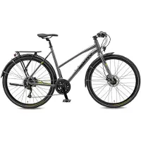 Monty City Rock 700c Altus M2000 Bike Argenté M