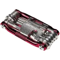 BRN Smart Tool 17 Functions Red Multitool Argenté