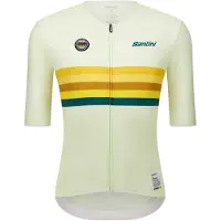 Santini Uci World Champion Australia 2025 Short Sleeve Jersey Beige 4XL