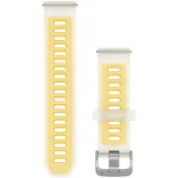 Garmin Bracelet de montre en silicone avec boucle argenté Quick Release