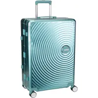 American Tourister trolley Soundbox Alu Spinner 75 / 28 TSA Trolley Dusty Turquoise 77cm