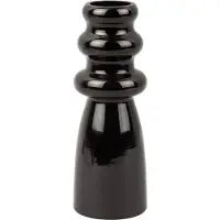 Kaemingk Vase Sparkle Bottle - - Noir -