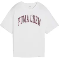 Puma T-shirts graphiques unisexe , couleur blanche, taille XL (Europe)