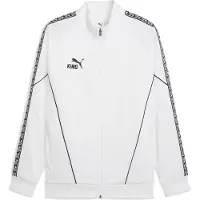 Puma Hommes, Vestes de survêtement, teamKING Veste Anthem (S), Blanc, Noir, S