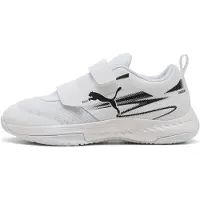 Puma Chaussures De Sport Indoor Varion Ii Enfant Et Adolescent, Chaussures, Blanc/Noir, 30