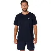 Asics pour homme. 2011D221 T-shirt à manches courtes Core navy (M), Sport, Synthétique, Multisport, Manche courte, Durable, Marine