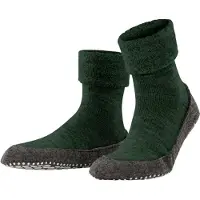 Falke Chaussons unies - Cosyshoe SO CP, pantoufles, antidérapant, uni Vert foncé 39-40