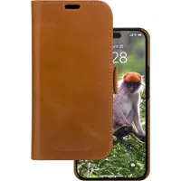 dbramante1928 Étui de télephone portefeuille Lynge pour Apple iPhone 15 Pro - Tan