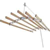 Monster MonsterShop Séchoir à plafond - Blanc - 1.2m