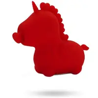 Unihorn Cupid's Beau - stimulateur clitoridien rechargeable - silicone rouge