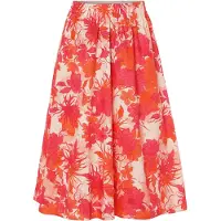 TATUUM Jupe 'Tekla' nude / orange / blanc cassé