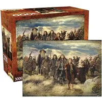 Aquarius The Hobbit: An Unexpected Journey Jigsaw Map 3000 Pieces Puzzle Marron