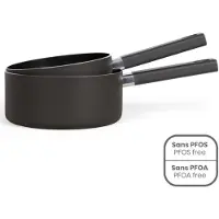 Livoo Set 2 casseroles aluminium 18 / 20 cm - - MEP154N -