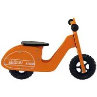 BRN Wooden Fly 50 Balance Bike Orange Garçon