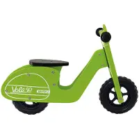 BRN Wooden Fly 50 Balance Bike Vert Garçon