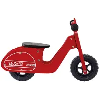 BRN Wooden Fly 50 Balance Bike Rouge Garçon