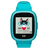 Canyon Montre connectée pour enfants bleue - - Sunny KW-48 - IP67 - Autonomie jusqu’à 2 jours