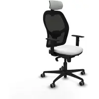 Piqueras Y Crespo Chaise de bureau avec appui-tête 1D036G2 Blanc