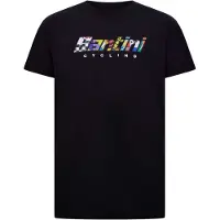 Santini 60 Years Short Sleeve T-shirt Noir L