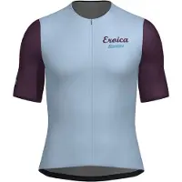 Santini Eroica Borgo Short Sleeve Jersey Bleu M