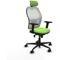 Piqueras Y Crespo Chaise de bureau avec appuie-tête 2D036N2 couleur pistache