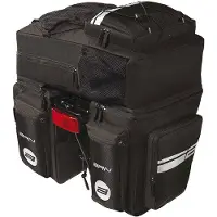 BRN Bike Travel Tourism Panniers 50l Noir