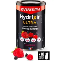 Overstims Hydrixir Ultra Isotonic Powder Drink Red Fruits 400g Clair