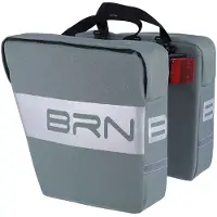 BRN Stylish Reflective Panniers 15l Gris