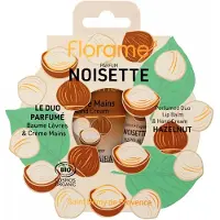 Florame Coffret Duo Crème Mains & Baume à Lèvres Parfum Noisette Bio