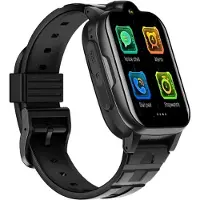 EKO , 4G GPS Enfants Montre connectée avec microphone et fonction SOS, Noir
