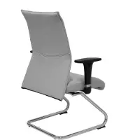 Piqueras Y Crespo Albacete Confidente Office Fixed Chair Gris