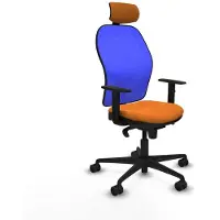 Piqueras Y Crespo Chaise de bureau avec appui-tête 1D036N2 Orange