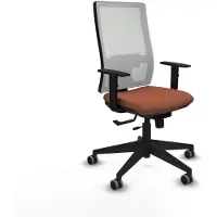 Piqueras Y Crespo Chaise de bureau 1D066G0 Blanc Marron