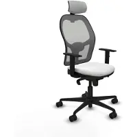 Piqueras Y Crespo Chaise de bureau avec appui-tête 1D036N2 Blanc
