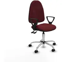 Piqueras Y Crespo Chaise de bureau Algarra BFN05RP Rouge grenade